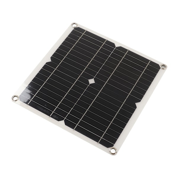 RV Solcellepanel 12W Mono Solcelle Batterilader Panel Adaptiv Integrert Spenningsreguleringsmodul Intelligent Kontroll med Laderegulering 30A