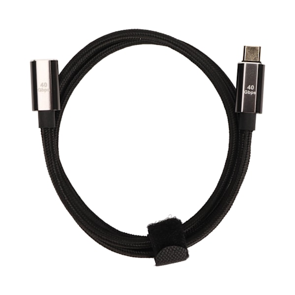 USB C til USB C-kabel Type C USB4.0 datakabel for Thunderbolt 4 PD100W hurtiglading 40 Gbps 8K 60Hz Type C forlengelseskabel 80 cm
