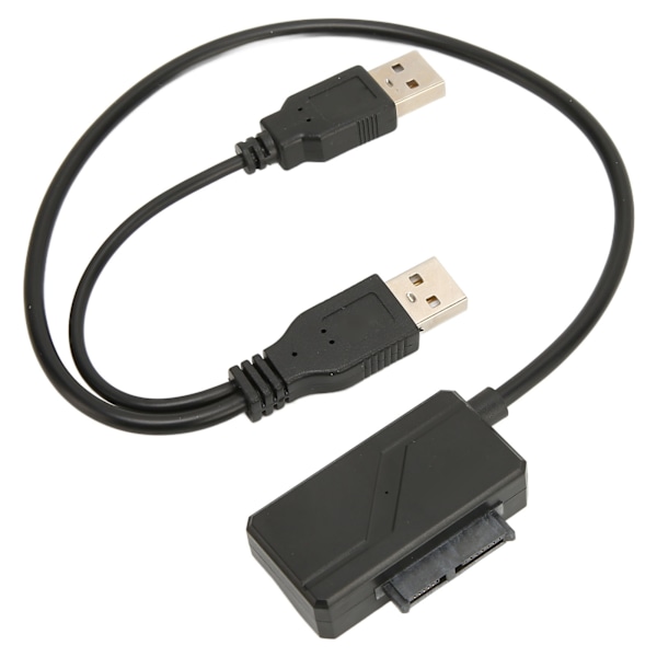 USB2.0 Optisk Drev Kabel Ekstern USB til SATA 6 og 7 Strømforsyning Bærbar Plug and Play 480Mbps Drev Adapter