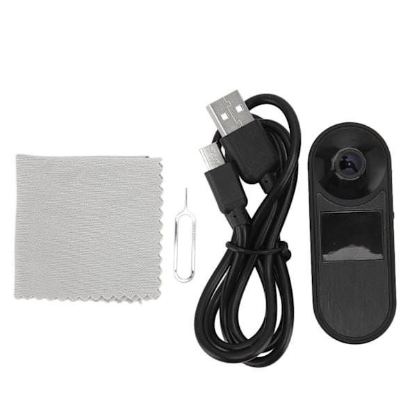 Mini Bodykamera 1080P HD Støjreduktion Multifunktionel Body Videooptager til Lovhåndhævelse