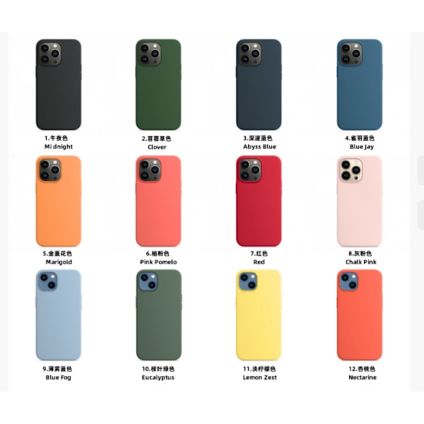 【BEMS】Case Compatible with iPhone 13 Mini with Magsafe (Midnight Black)