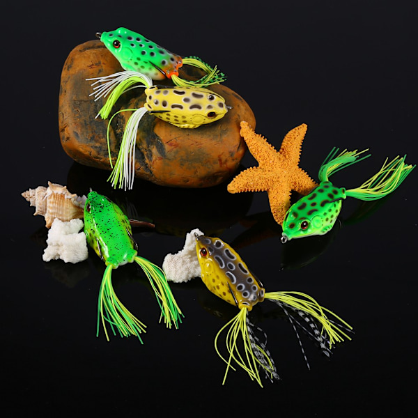 5 stk/boks Simulerings-tåke agn Fiske Lures Crank Bait Hook Tackle Agn For Utendørs Fiske