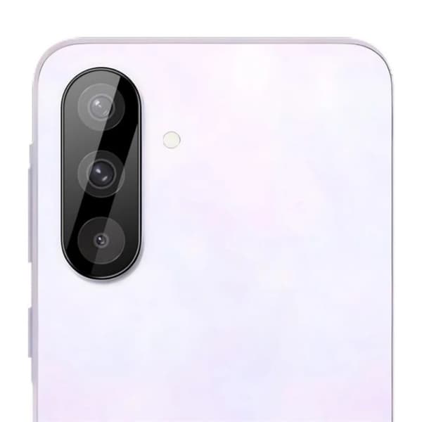 【BEMS】Compatible with Samsung A56 3D Lens Protector/Camera Protector Tempered Glass - Black Svart black