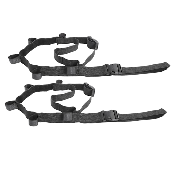 2 stk. Bil Fiske Stang Holder Justerbar Fiksering Bil Fiske Stang Holder Rem Bærbar Stativ