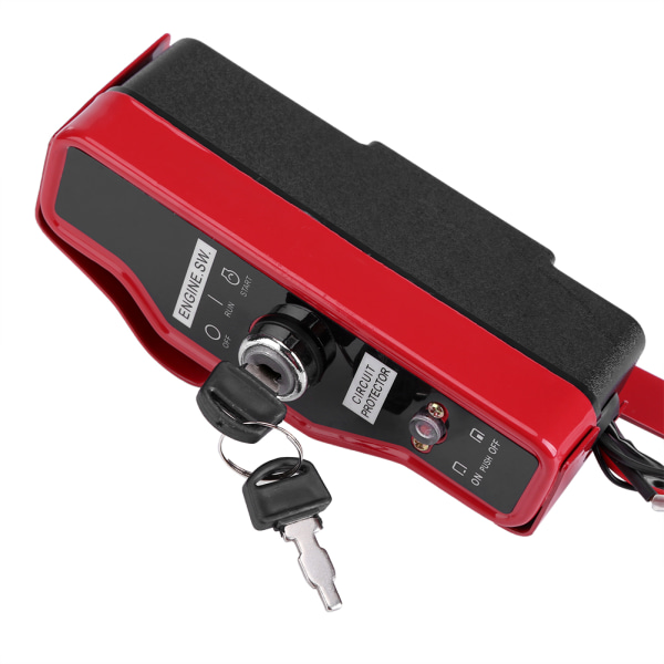 Elektrisk tændingskontaktboks med 2 nøgler til Honda GX390 13HK GX340 11HK 168F GX160 gasmotor /