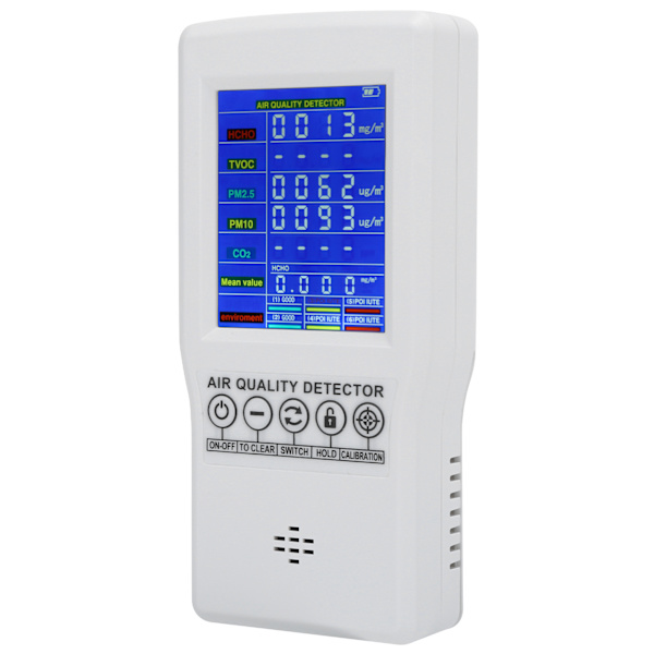 Præcis CO2-detektor PM2.5 PM10 CO2 Formaldehyd Digital Monitor Tilbehør