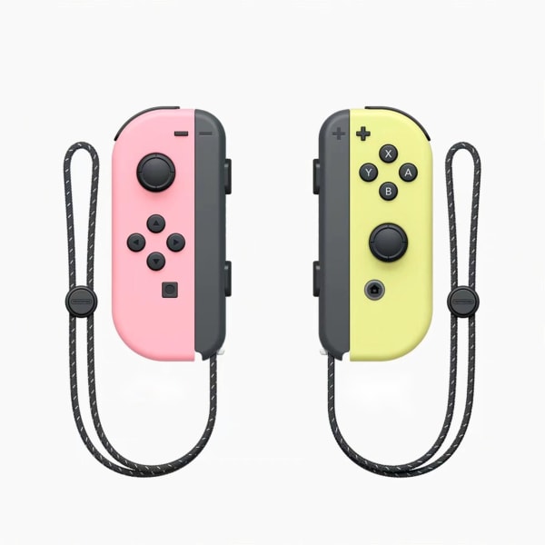 Nintendo switch JOYCON är kompatibel med original fitness Bluetooth kontroller NES spel vänster och höger små handtag light pink+light yellow
