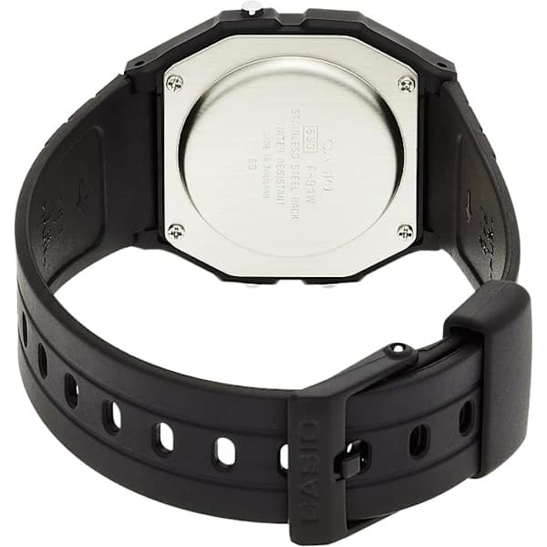 Standard digitalklocka med LED silver