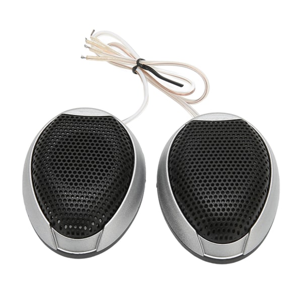 2 st Bildiskanter 98dB 1000W Dome Interiör Stereoljudhögtalare för ljudsystem Silver 0.0