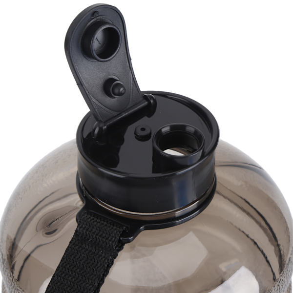 Suurikokoinen Ulkoilma Urheiluvetopullo Keitto Campingille ja Kuntosalille, 2.2L, Musta