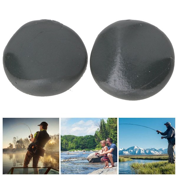 2 stk Tungsten Rig Myk Bly Sinker Vekt Mud Karpe Fiske Tilbehør Fiskeutstyr 15g (Grønn)