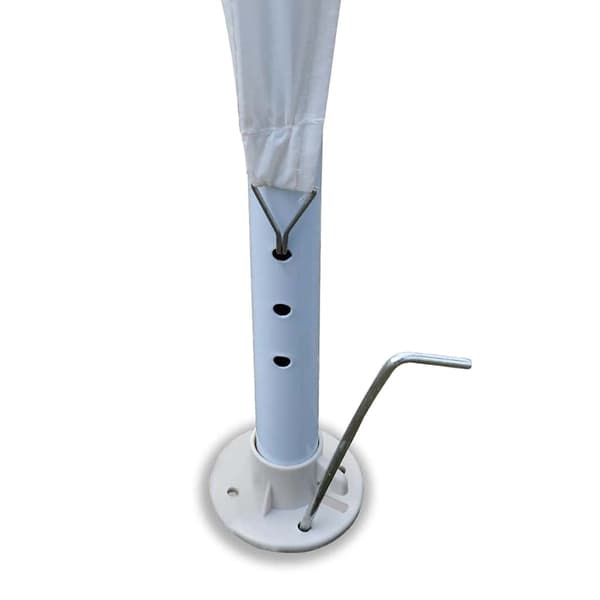 【BEMS】vidaXL Partytelt 4 vegger 3x4 m hvit Vit white