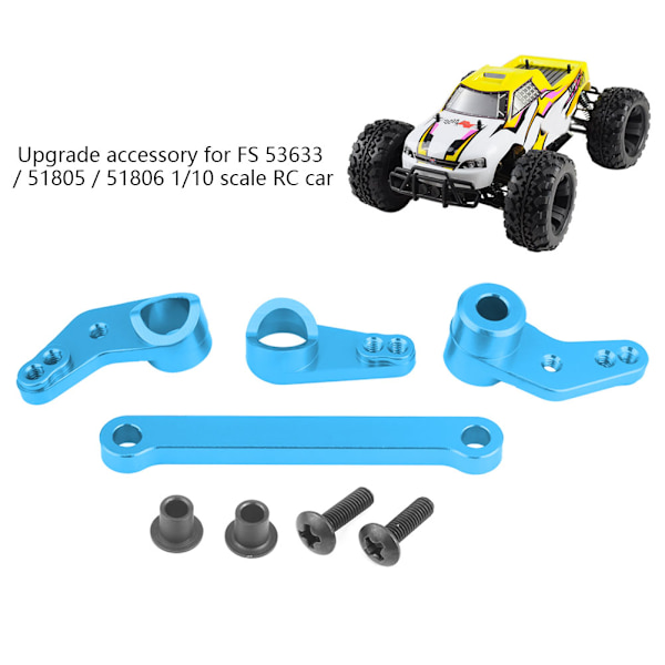 Alumiiniseosohjausservon säädin FS 53633/51805/51806 1/10 mittakaavan RC-autolle (sininen)