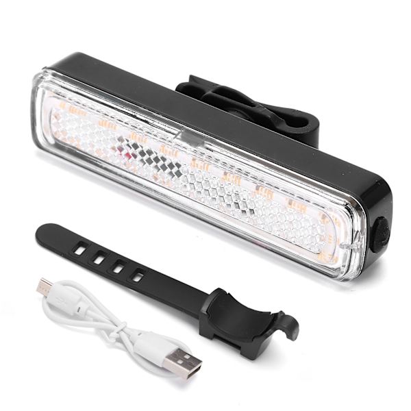 Sykkelbaklykt USB-oppladbar, holdbar, sykkelsikkerhetsbaklykt