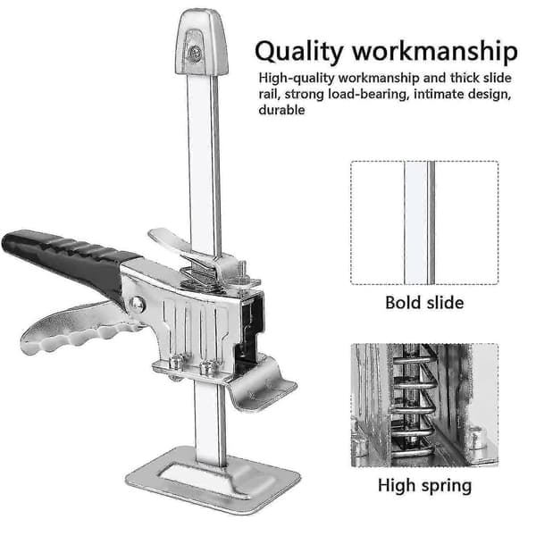 Manual Sheet Lifter Lifting Tool 2 Pcs Precision Arm Clamping Tool Multifunction Jack for Doors, Windows, Cabinets and Cupboards
