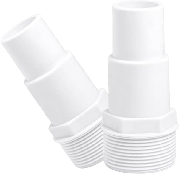 Sett med 2 bassengslangekoblinger - Diameter: 32/38 mm over 1,5\"