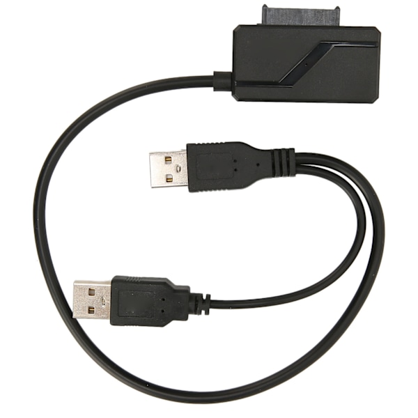 USB2.0 Optisk Drev Kabel Ekstern USB til SATA 6 og 7 Strømforsyning Bærbar Plug and Play 480Mbps Drev Adapter