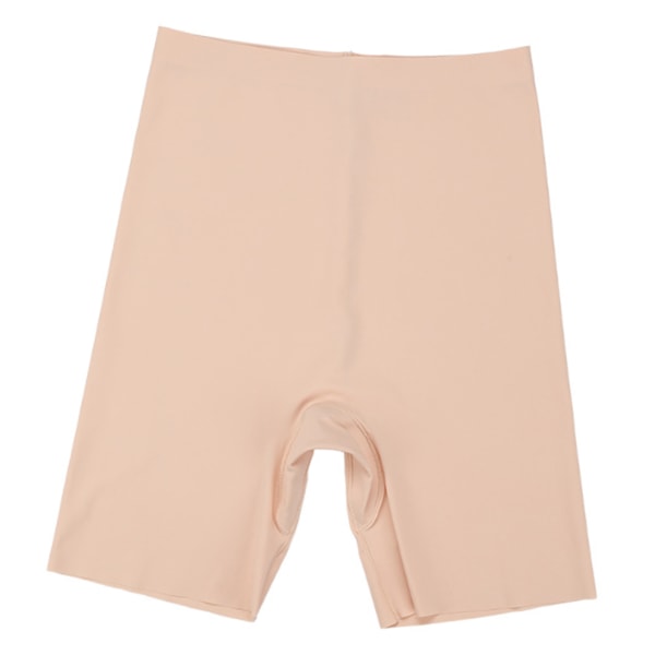 Säkerhetsshorts Hög midja Andas nylon spandex Casual Slimming Bottoming Shorts för Daily Fleshcolor XL