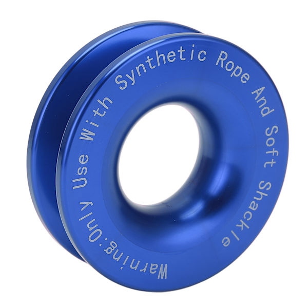 Vinsch Snatch Recovery Ring 41000lbs Brytstyrka för 7/16in 1/2in Mjuk Shackle med 3/16in 1/4in 3/8in Rep Blå