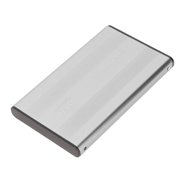 USB3.0 HDD-kabinett 2,5 tommer 5 Gbps Ultra tynn lett HDD-kabinett-adapter for bærbare datamaskiner for WIN 7 for WIN 10 Sølv