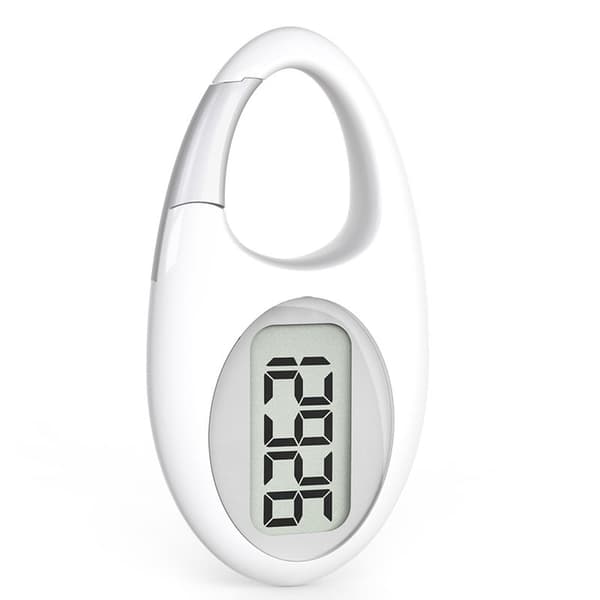 【BEMS】Pedometer, Simple Step Counter with Lanyard and Carabiner, Suitable for All Ages.