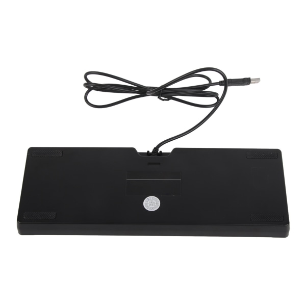 Mekaniskt tangentbord 61 tangenter RGB-bakgrundsbelysning Ultratunnt bärbart trådbundet tangentbord för hemkontor Skolresor ++
