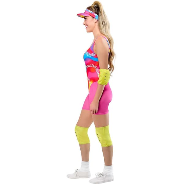 Rulleskøjtekostume til kvinder/damer [BEMS] Pink/Red/Multicoloured S