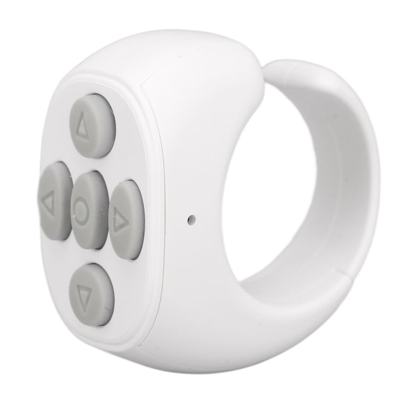 Bluetooth kaukosäädin Multi Function Ring Design Langattoman puhelimen selfie-suljin Home White 0.0:lle