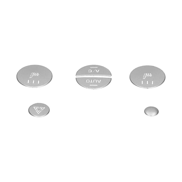 【BEMS】6 stk. senterkonsollknappdeksel erstatning kompatibel med Land Rover Range Rover Evoque 2012-2018