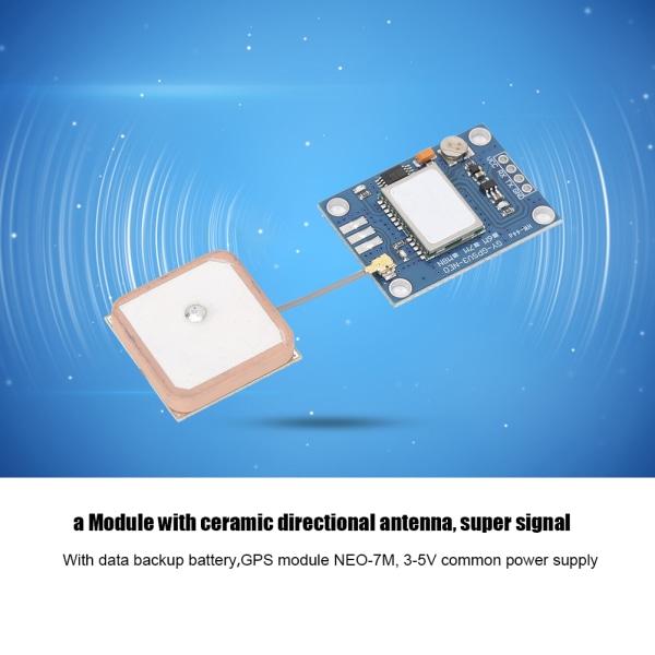 NEO-7M APM2.5 GYGPSV3 GPS-kort satellittposisjoneringsmodul tilbehør++