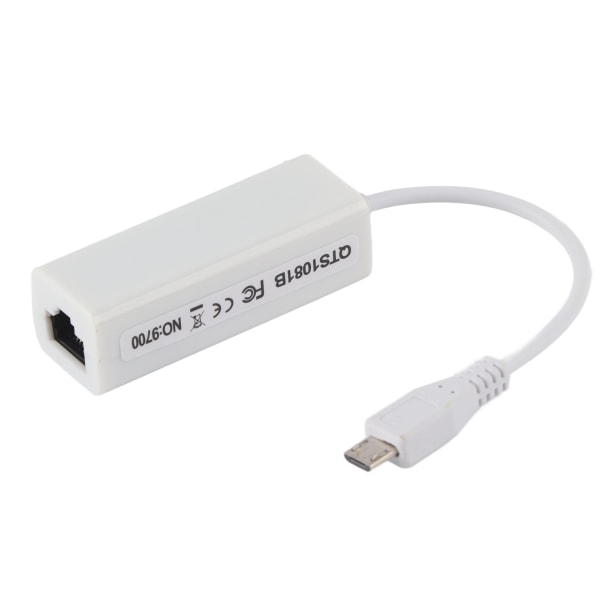 Nettverkskortadapter Micro USB til RJ45 Ethernet-port for Raspberry Pi Zero 1.3/W hovedkort++