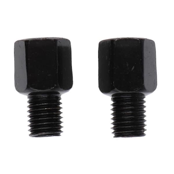 2 motorcykel backspegel sidospegel RH 8 10mm adapter svart