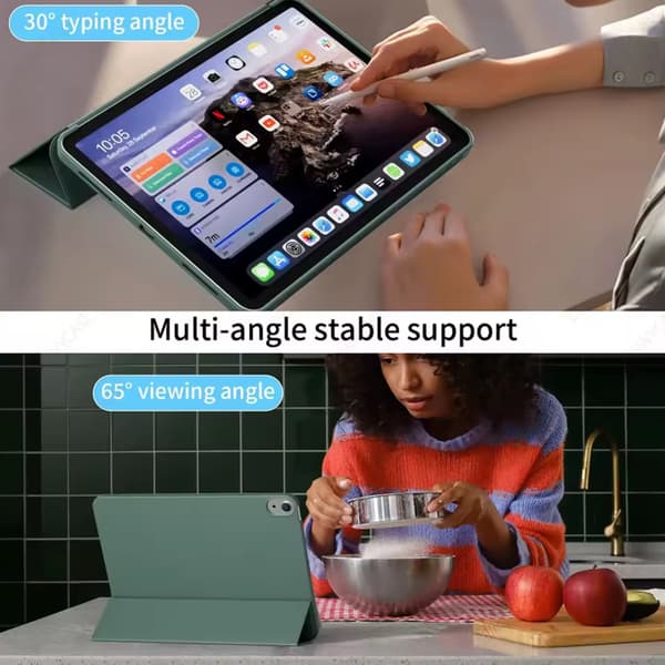 Suitable for iPad 10th/11th Generation (2022/2025/A16) Tablet Case, PC Hard Shell, Thin and Light, Non-Yellowing, Drop-Proof. black black Ipad A16 (2025)