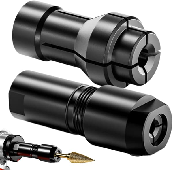 【BEMS】Angle Grinder Adapter - 2 Pcs. Conversion Head Compatible with Angle Grinder | 6mm and 3mm Drill Compatible with Metalworking, Welding and