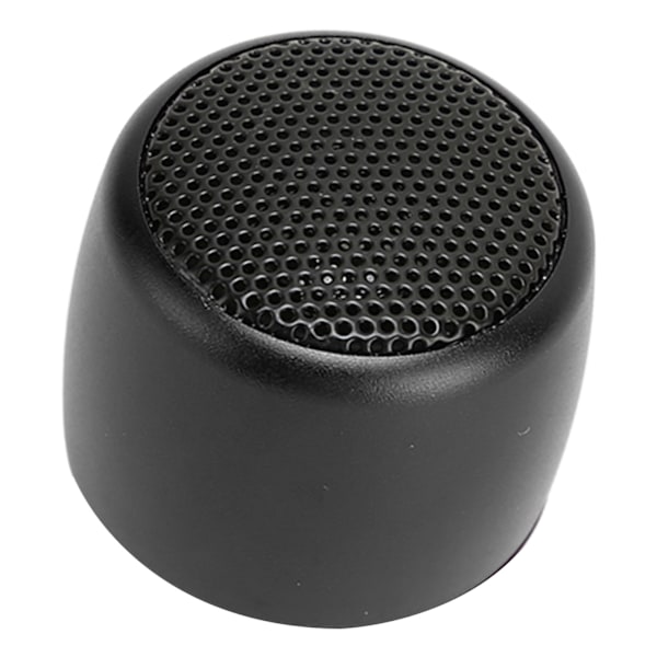 Mini Bluetooth Høyttaler Kraftig Subwoofer USB Oppladbar Metall Bærbar Trådløs Høyttaler for Telefon Nettbrett PC Svart