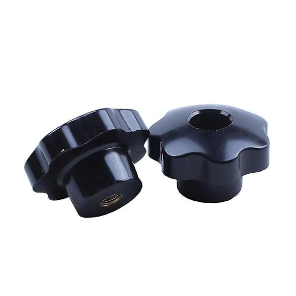 【BEMS】M8 X 50mm Diameter Gevind Stjernegreb Sort Erstatning 2 stk