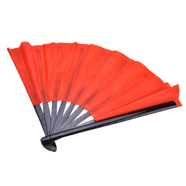 Bambus Silke Tai Chi Kung Fu Fan - Sort Rib