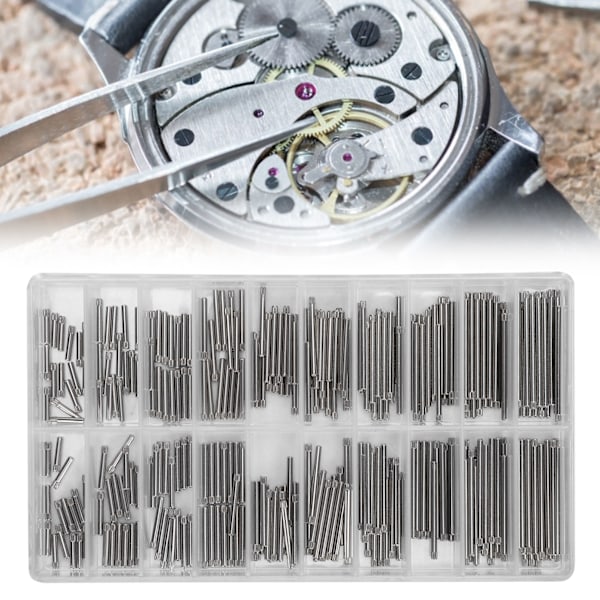 1,3 mm/1,4 mm 8–26 mm Urbandsstift Friktionsstång Sortiment Urmakare Tillbehör