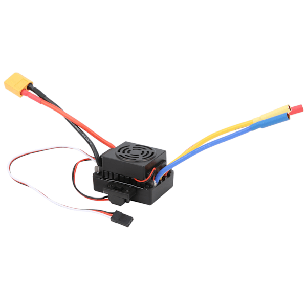 60A Vandtæt Børsteløs ESC Elektrisk Hastighedskontrol til SCX10 1/10 RC Bil ModelXT60