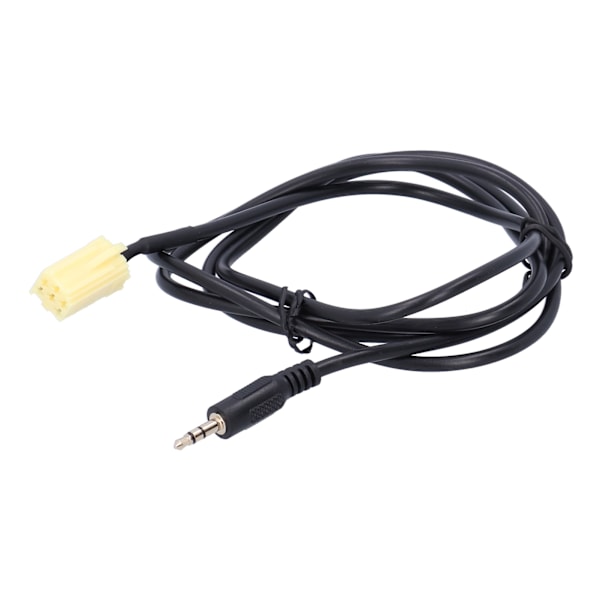 59,1 cm 6-pin AUX-IN kabel lydinngangadapter 3,5 mm jack erstatning for Fiat Grande Punto