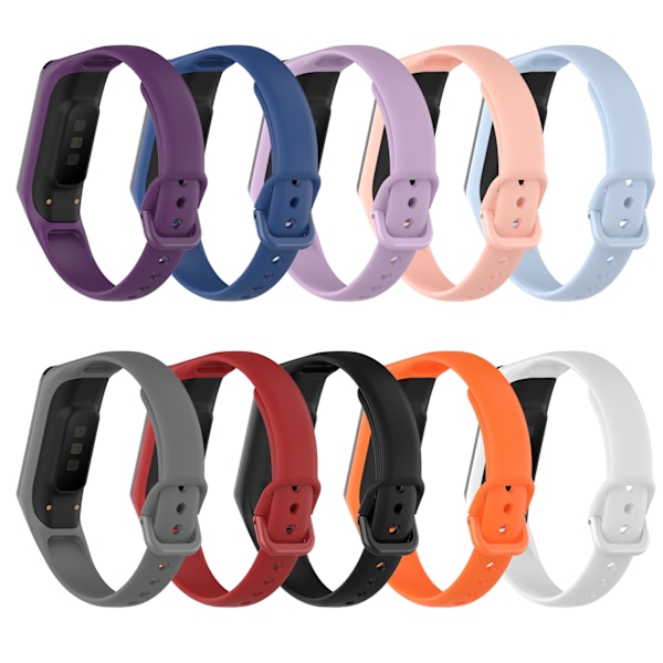 Myk silikonrem kompatibel med Samsung Galaxy Fit 2 R220 Sports Smart Armbåndsbandutskifting