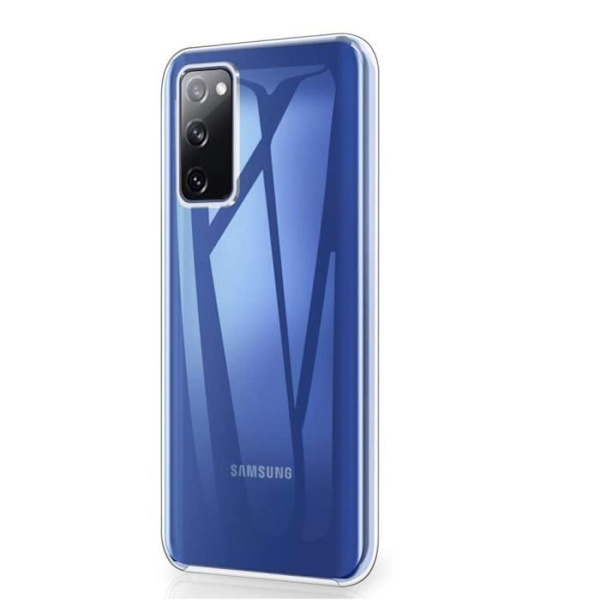 Case for Compatible with Samsung S20 FE - Fully Transparent Silicone 2 Pieces Front Back Interconnected Phonillico®