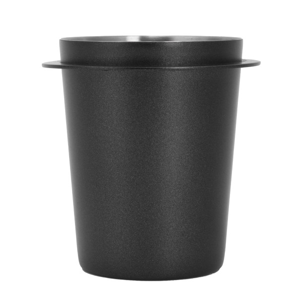 58 mm kaffedoseringskopp i rustfritt stål kaffemaskinhåndtak doseringsverktøytilbehør Svart /