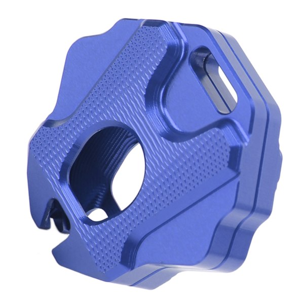 Motorcykelnyckelhölje CNC Metall Solid Snygg Perfekt Passform Ersättning för CB650R CBR650R 2020+ (Blå)
