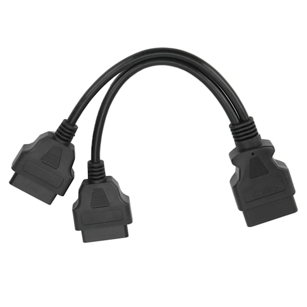 16-stifts OBD2-kabel 1-till-2 förlängningssplitter Car Diagnostic Connector Adapter 11,8 tum förlängningslängd