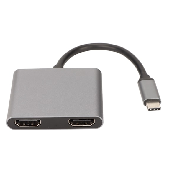 USB-C til HD Multimedia Interface Hub Støtter 4K 60HZ USB-C til Dobbel HD Multimedia Interface Adapter