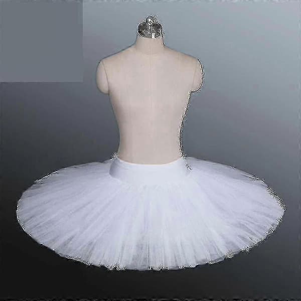 Professionel Ballet Tutu til Voksne Sort Hvid Rød Dansekjole Da-Good Black S