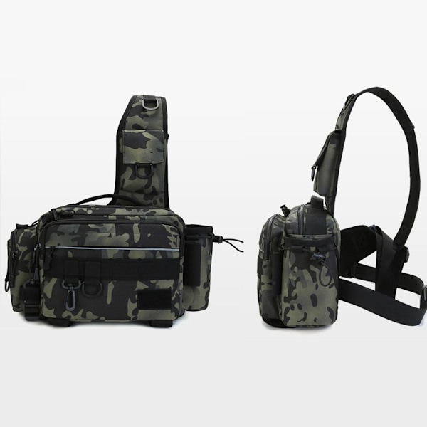 Fiskeväska - Multifunktionell Crossbody Midjeväska för Fisketillbehör