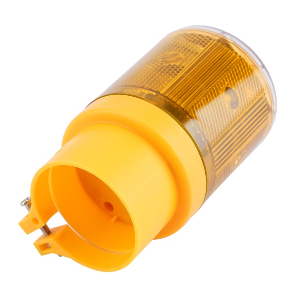 Blinkende LED-advarselssignallys Solenergi Nødsikkerhedsalarm Strobelampe (gul)/