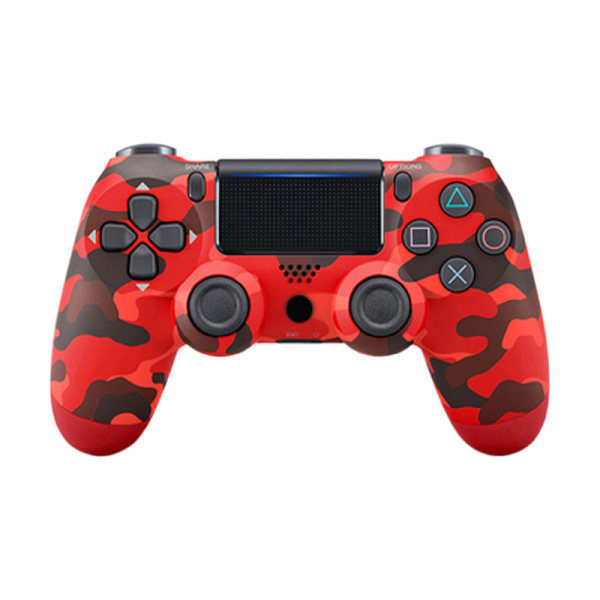 BE-PS4-Controller Wireless Bluetooth Vibration Konsole Boxed Game Controller-Tarnrot